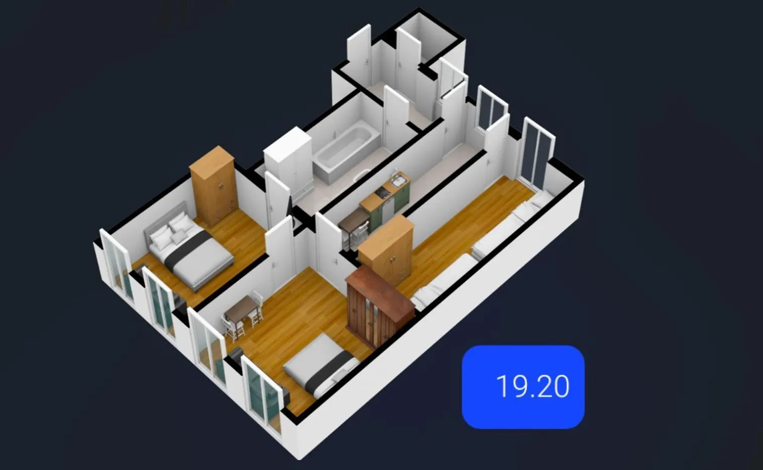 Elegant Three-Bedroom Suite Βιέννη 0*,